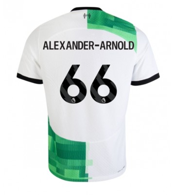 Liverpool Alexander-Arnold #66 Koszulka Wyjazdowych 2023-24 Krótki Rękaw